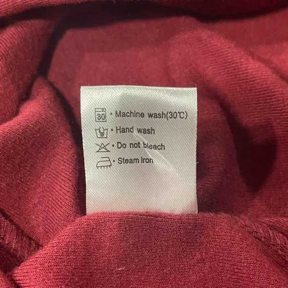 Soft Long Burgundy Cardigan Sweater w/ Snaps 2XL - Picture 13 of 14